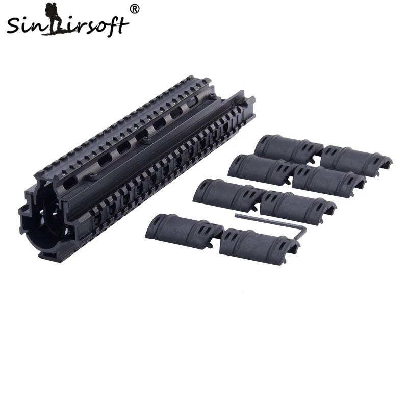 FAL Quad Rail 2 шт. быстрая посадка металлическая четырехрейная система для страйкбола
