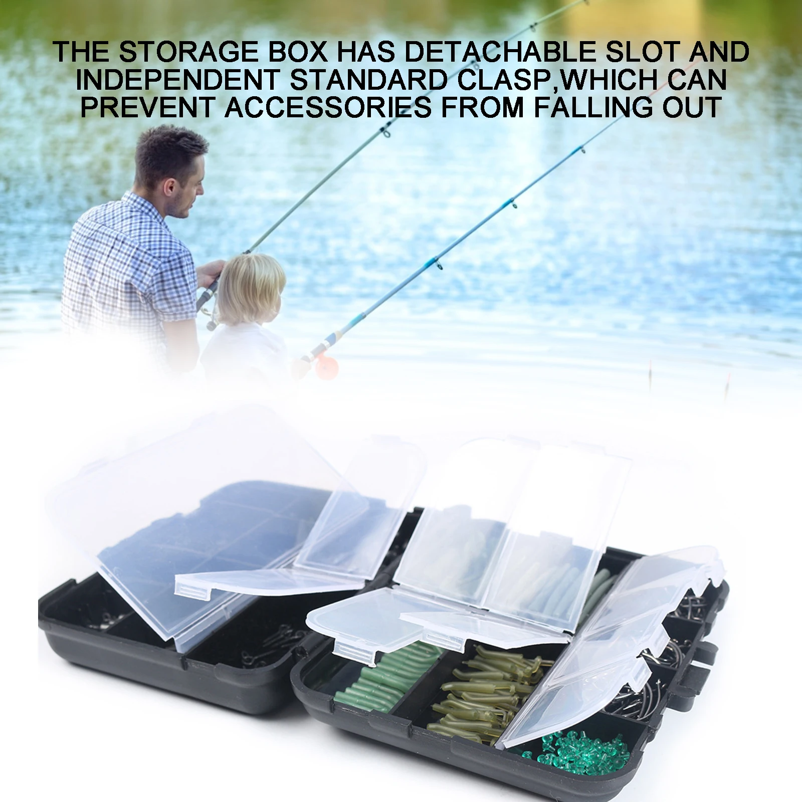 420pcs/box Carp Fishing Tackle Hook Block Bean Swivel Fishing Gear Bait Screw Rolling Swivel Snaps Fishing Accessories Set
420pcs/box Carp Fishing Tackle Hook Block Bean Swivel Fishing Gear Bait Screw Rolling Swivel Snaps Fishing Accessories Set