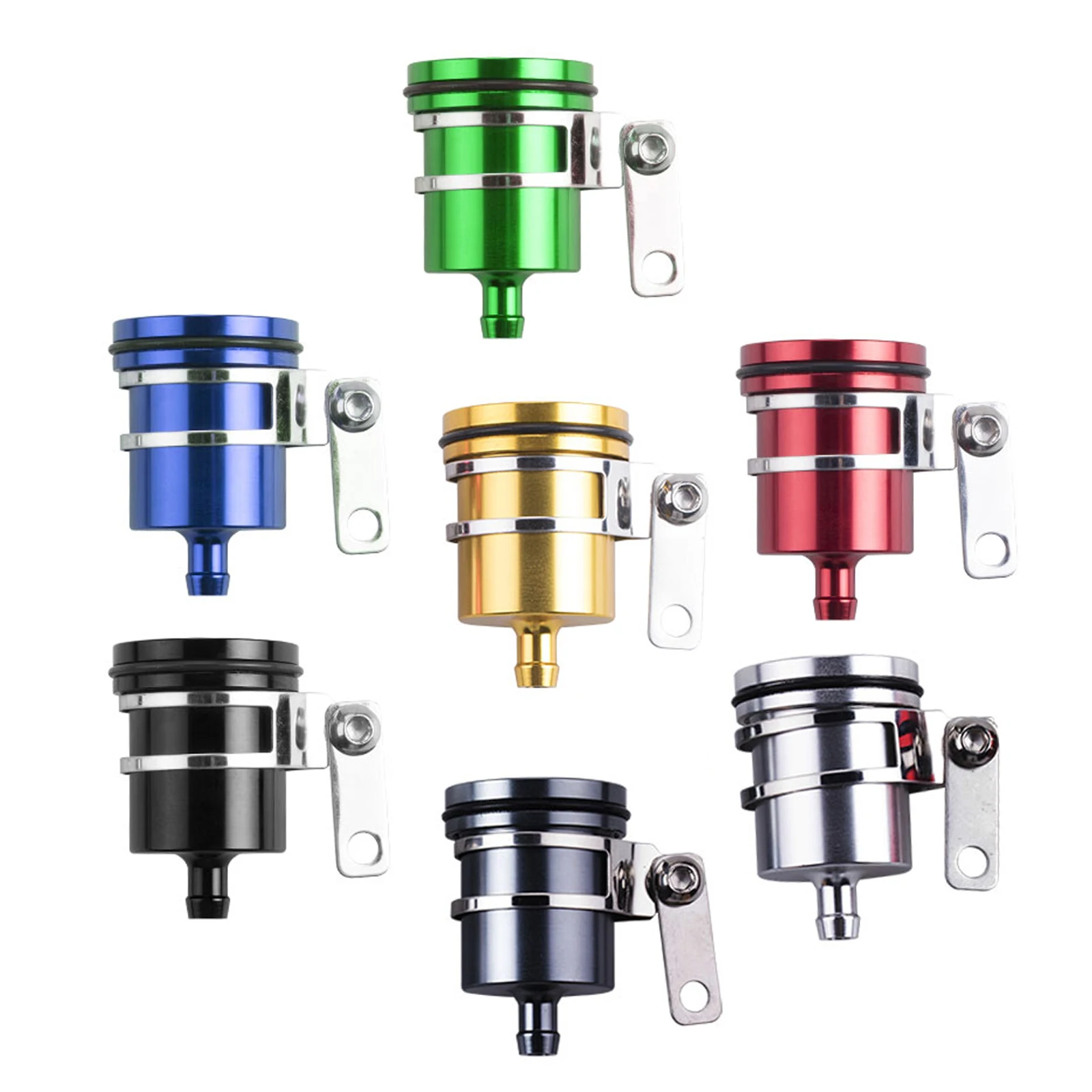 Front Aluminum Motorcycle Brake Fluid Reservoir Clutch Master Cylinder Fluid Reservoir Universal Replacement Parts for Kawasaki 
Front Aluminum Motorcycle Brake Fluid Reservoir Clutch Master Cylinder Fluid Reservoir Universal Replacement Parts for Kawasaki
