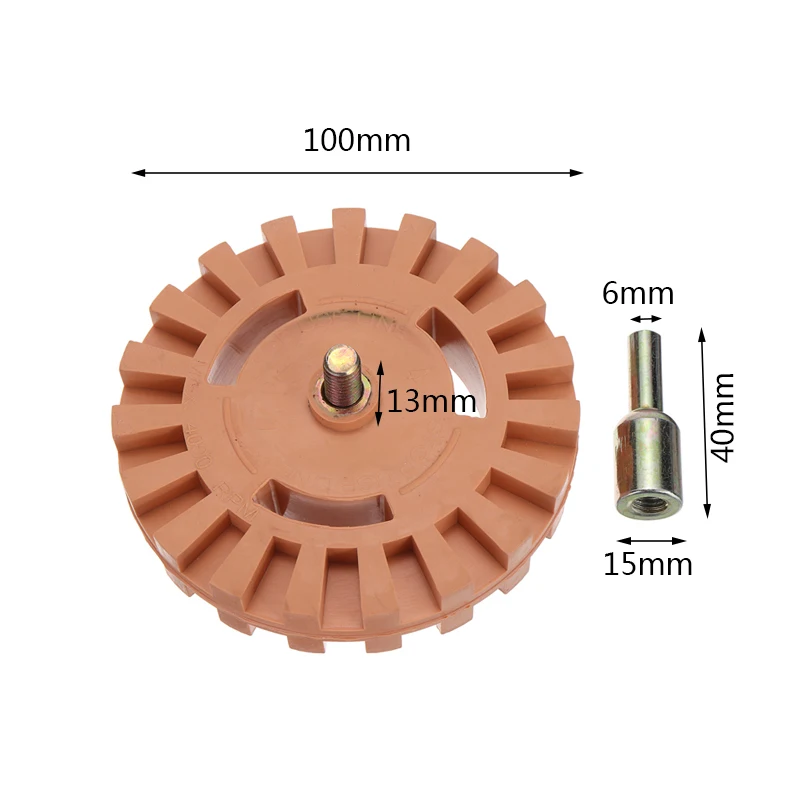 1pc 4'' Rubber Eraser Wheel Adapter Pinstripe Decal Car Sticker Caramel Removal Pinstriping Decals Glue Stickers Accessories
1pc 4'' Rubber Eraser Wheel Adapter Pinstripe Decal Car Sticker Caramel Removal Pinstriping Decals Glue Stickers Accessories