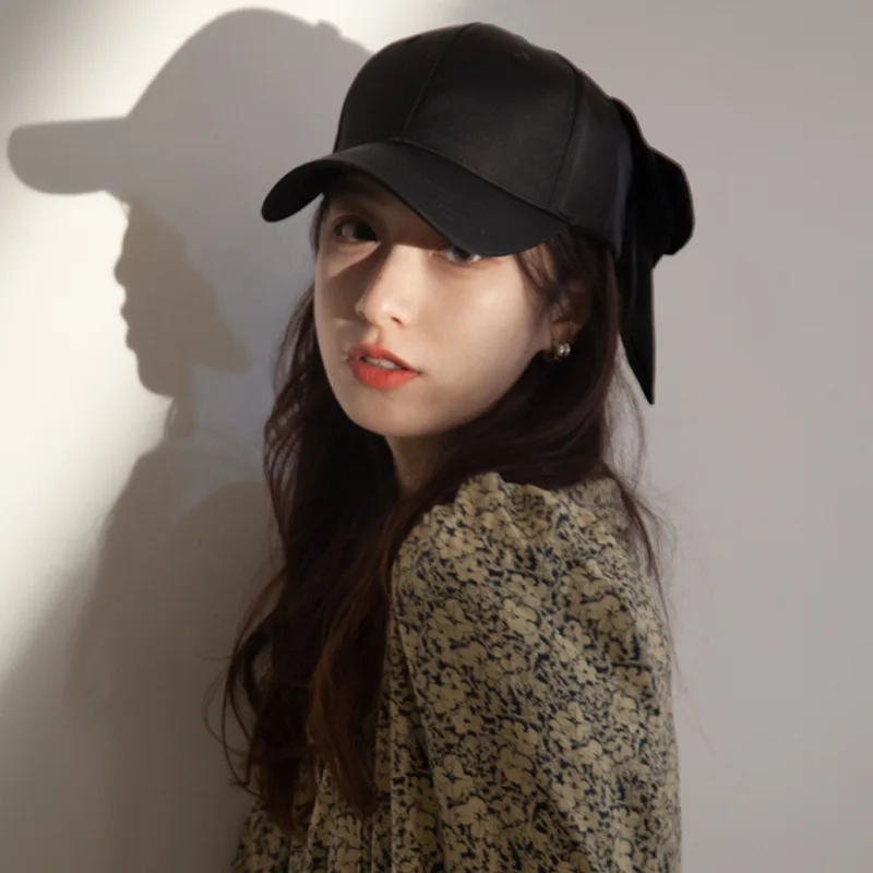 Hat Woman Summer Department Soft Girl Bow Baseball Cap Outdoor Sun Hat Korean Pleated Black Cap Fashion Gorras
Hat Woman Summer Department Soft Girl Bow Baseball Cap Outdoor Sun Hat Korean Pleated Black Cap Fashion Gorras