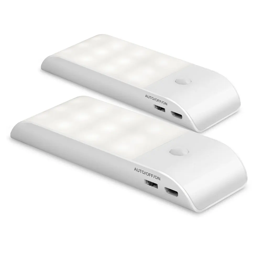 Motion Sensor Light Cupboard Night Light, USB Rechargeable Battery Powered Light with 12 LED, Removable Magnetic Strip Stick-On
Motion Sensor Light Cupboard Night Light, USB Rechargeable Battery Powered Light with 12 LED, Removable Magnetic Strip Stick-On