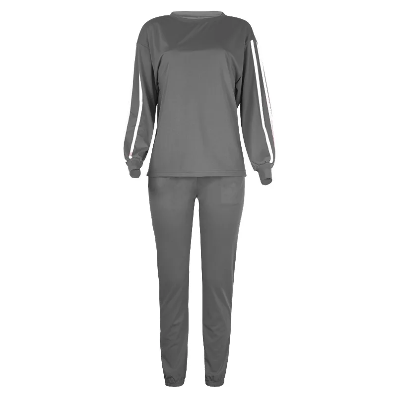 Women's Long Sleeve Long Striped Top Pants Clothing Set New Casual 2 Piece Set Warm Sportswear Clothes Solid Set Female Set
Women's Long Sleeve Long Striped Top Pants Clothing Set New Casual 2 Piece Set Warm Sportswear Clothes Solid Set Female Set