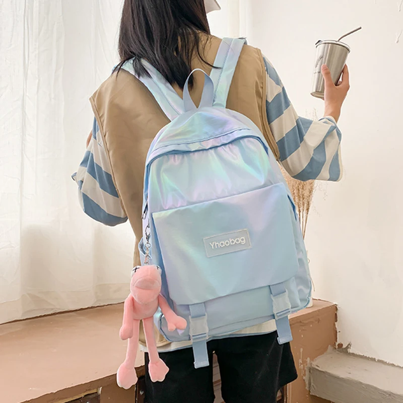 Современный Легкий школьный ранец для женщин, милый студенческий рюкзак для колледжа, модные водонепроницаемые сумки для девочек-подростк... 
Современный Легкий школьный ранец для женщин, милый студенческий рюкзак для колледжа, модные водонепроницаемые сумки для девочек-подростк...