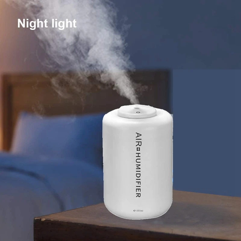 550Ml USB Portable Mini Air Humidifier Cool Mist Mute Humidifier Personal Desktop Aromatherapy Machine for Home Car
550Ml USB Portable Mini Air Humidifier Cool Mist Mute Humidifier Personal Desktop Aromatherapy Machine for Home Car