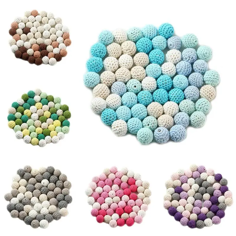 J60B 60Pcs 20mm Chunky Round Crochet Wooden Beads Baby Teether Nursing Making Crafts
J60B 60Pcs 20mm Chunky Round Crochet Wooden Beads Baby Teether Nursing Making Crafts