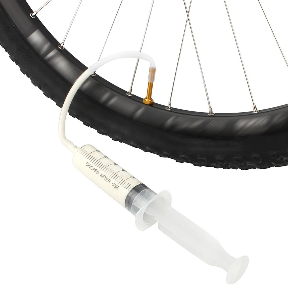 Bike Tire Tubeless Sealant Injector 60ml Syringe Rubber Hose Kit for MTB Road Bicycle Tire Tubeless Valves Bike Tool
Bike Tire Tubeless Sealant Injector 60ml Syringe Rubber Hose Kit for MTB Road Bicycle Tire Tubeless Valves Bike Tool