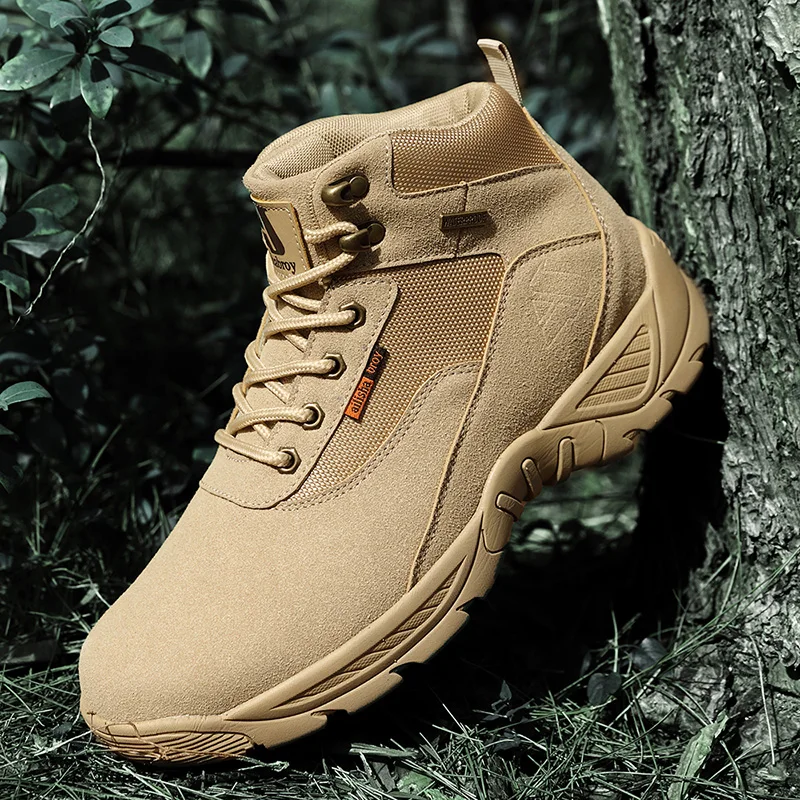 Men's Climbing Shoes Fashion Wear-resistant High-Top Shoes Travel On Foot Non-slip Casual Shoes British Men Outdoor Sneakers
Men's Climbing Shoes Fashion Wear-resistant High-Top Shoes Travel On Foot Non-slip Casual Shoes British Men Outdoor Sneakers