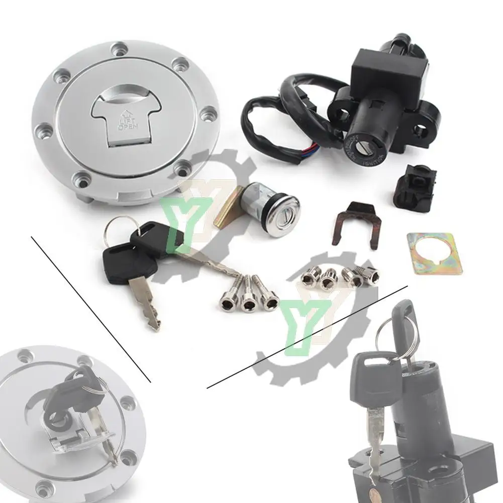 Gas Fuel Tank Cap Seat Ignition Switch Start Lock Contact Key Set For Honda CBR900RR CBR600 CBR400 CBR250 NSR250 RVF400R VFR400R
Gas Fuel Tank Cap Seat Ignition Switch Start Lock Contact Key Set For Honda CBR900RR CBR600 CBR400 CBR250 NSR250 RVF400R VFR400R