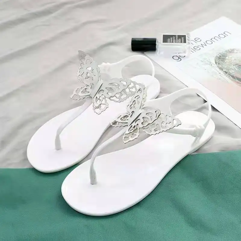 Summer Fashion Three-Dimensional Butterfly Flat Heel Sandal for Women Flat Toe Flip-flop Beach Slippers
Summer Fashion Three-Dimensional Butterfly Flat Heel Sandal for Women Flat Toe Flip-flop Beach Slippers