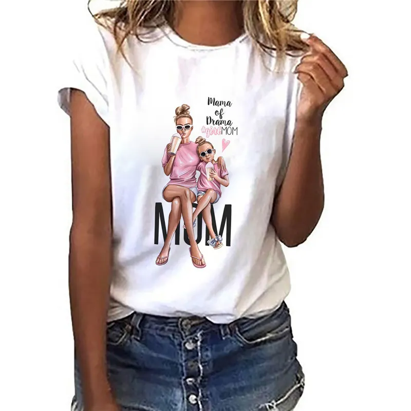 2021 Women Simple T-shirts Fashion Mom Life O-Neck Short Sleeve Harajuku graphic T-shirt Streetwear Kawaii Harajuku For Ladies
2021 Women Simple T-shirts Fashion Mom Life O-Neck Short Sleeve Harajuku graphic T-shirt Streetwear Kawaii Harajuku For Ladies