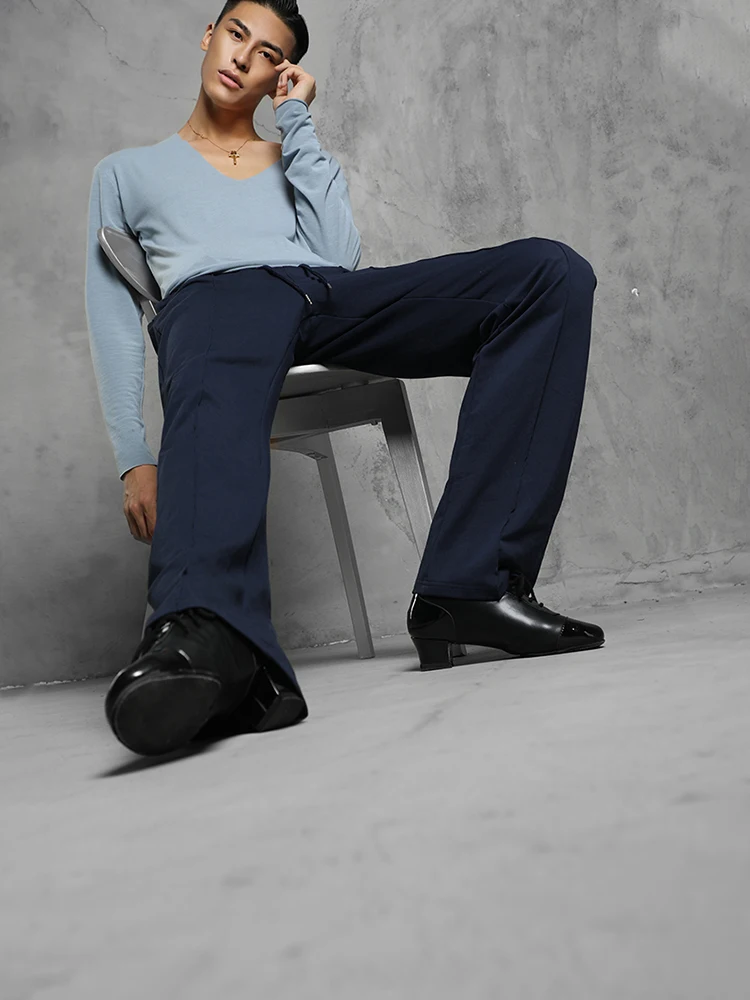 ZYMdancestyle 5 Years Basic Trousers MS20812 Men Latin Dance Practice Wear Elastic-waist Pants Standard Ballroom Dance Trousers 
ZYMdancestyle 5 Years Basic Trousers MS20812 Men Latin Dance Practice Wear Elastic-waist Pants Standard Ballroom Dance Trousers