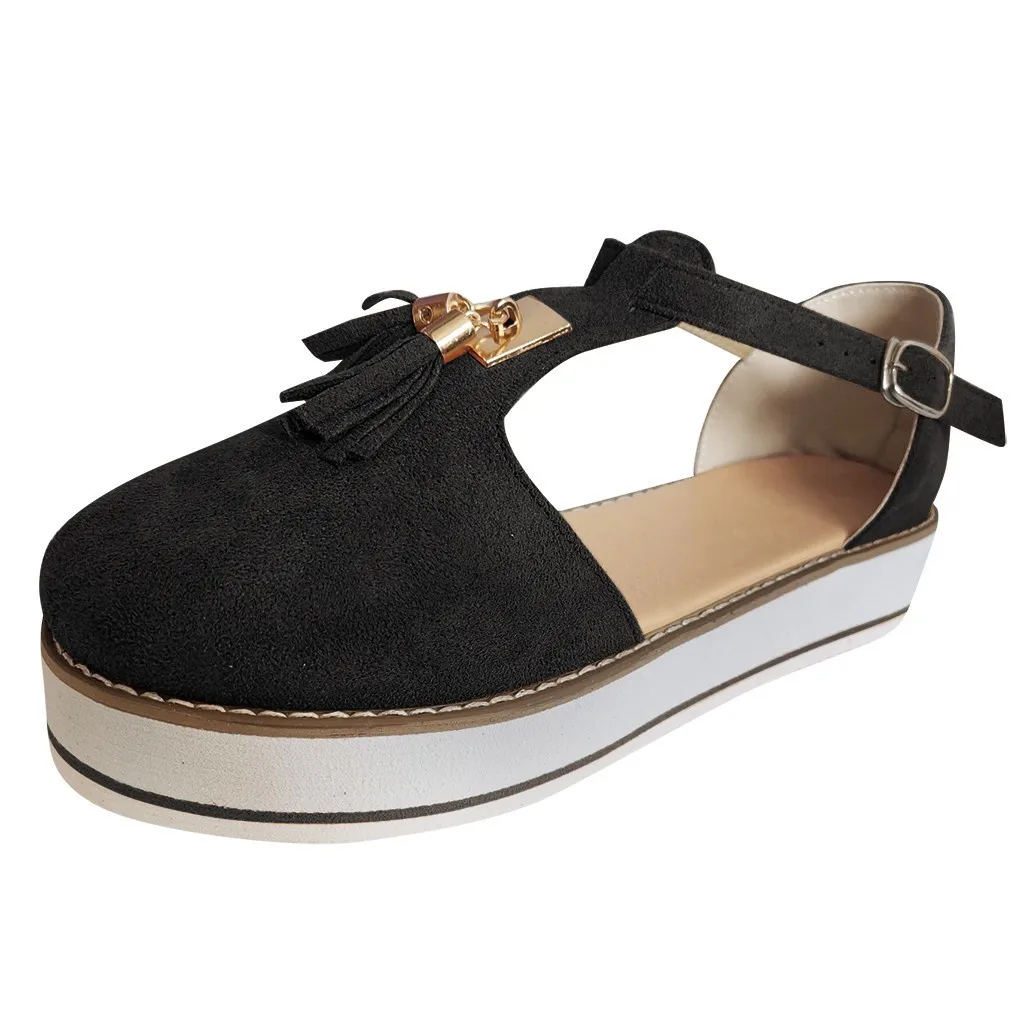 Women's Tassel Round End Flat Shoes Thick Bottom Buckle Casual Beach Shoes Women's Elegant Casual Shoes In 2021
Women's Tassel Round End Flat Shoes Thick Bottom Buckle Casual Beach Shoes Women's Elegant Casual Shoes In 2021