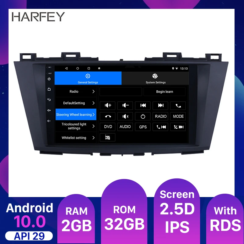 Автомобильный мультимедийный плеер Harfey, Android 10,0, 2 Гб ОЗУ 32 Гб ПЗУ, 2009, 2010, 2011, 2012, Mazda 5 с четырехъядерным процессором, Wi-Fi, GPS, автомагнитола
Автомобильный мультимедийный плеер Harfey, Android 10,0, 2 Гб ОЗУ 32 Гб ПЗУ, 2009, 2010, 2011, 2012, Mazda 5 с четырехъядерным процессором, Wi-Fi, GPS, автомагнитола