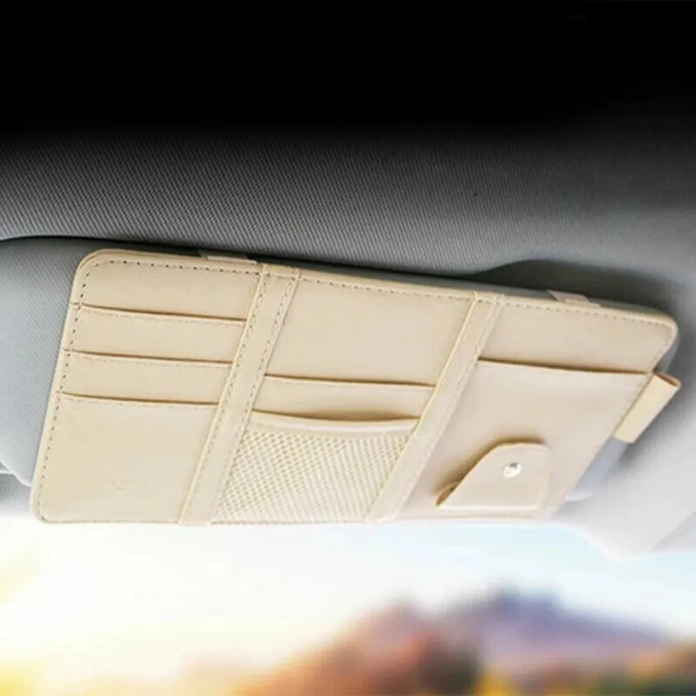 PU Car Sun Visor Pocket Organizer Pouch Bag Card Pen Glasses Storage Holder Car Sunshade Organizer
PU Car Sun Visor Pocket Organizer Pouch Bag Card Pen Glasses Storage Holder Car Sunshade Organizer