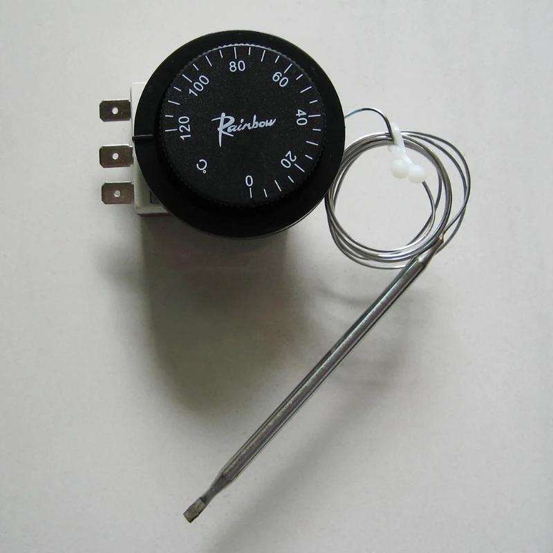 CPDD TS-320SR 0-320 ℃ Adjustable Thermostat Rainbow 3 Pin Temperature Controller Switch Knob Liquid Expansion Water Boiler
CPDD TS-320SR 0-320 ℃ Adjustable Thermostat Rainbow 3 Pin Temperature Controller Switch Knob Liquid Expansion Water Boiler