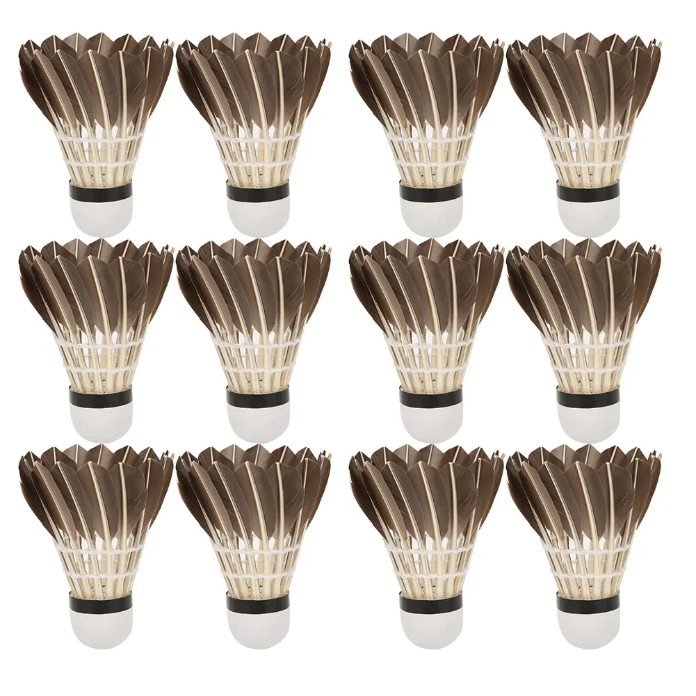 12PCS LEIJIAER 1003 Black Goose Feather Badminton Shuttlecocks for Sports Training Practice(Bla Badminton Badminton Badminton
12PCS LEIJIAER 1003 Black Goose Feather Badminton Shuttlecocks for Sports Training Practice(Bla Badminton Badminton Badminton