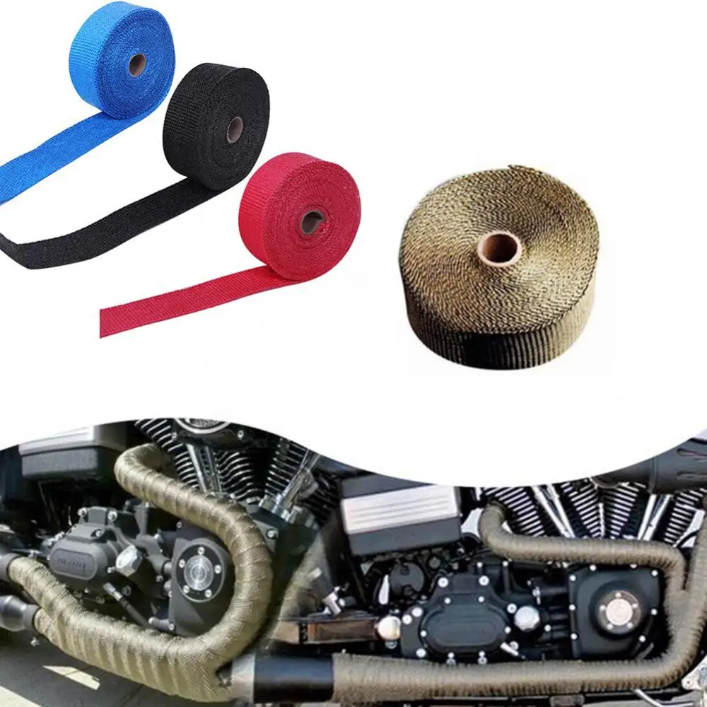 Car Motorcycle Exhaust Pipe Wrap Insulation Heat-Proof Strip with 4 Steel Ties
Car Motorcycle Exhaust Pipe Wrap Insulation Heat-Proof Strip with 4 Steel Ties