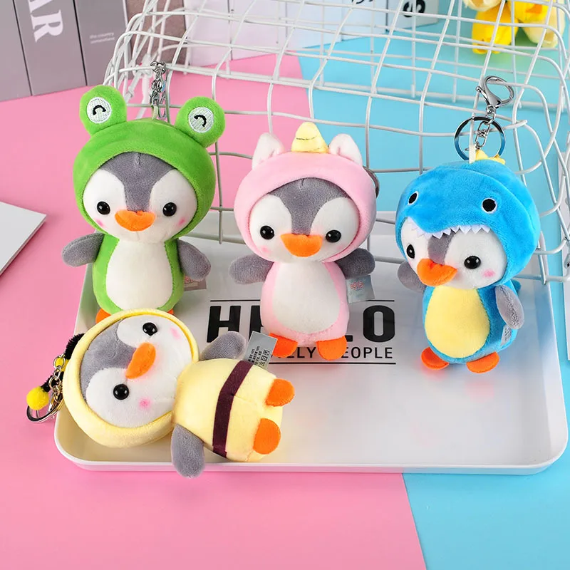 Hot Sale Turned Penguin Plush Toy Key Chain Backpack Pendant Accessories Childrens Toys Dolls Play House Toys Gifts for Children
Hot Sale Turned Penguin Plush Toy Key Chain Backpack Pendant Accessories Childrens Toys Dolls Play House Toys Gifts for Children