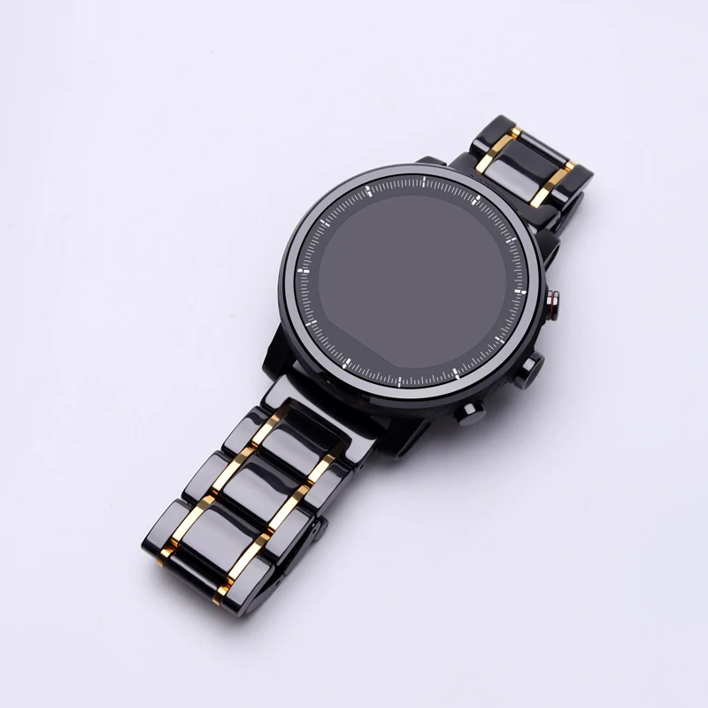 20 мм 22 керамический ремешок для часов AMAZFIT Pace/Amazfit Stratos 2 3 /Amazfit Bip Samsung Gear S3 Frontier
