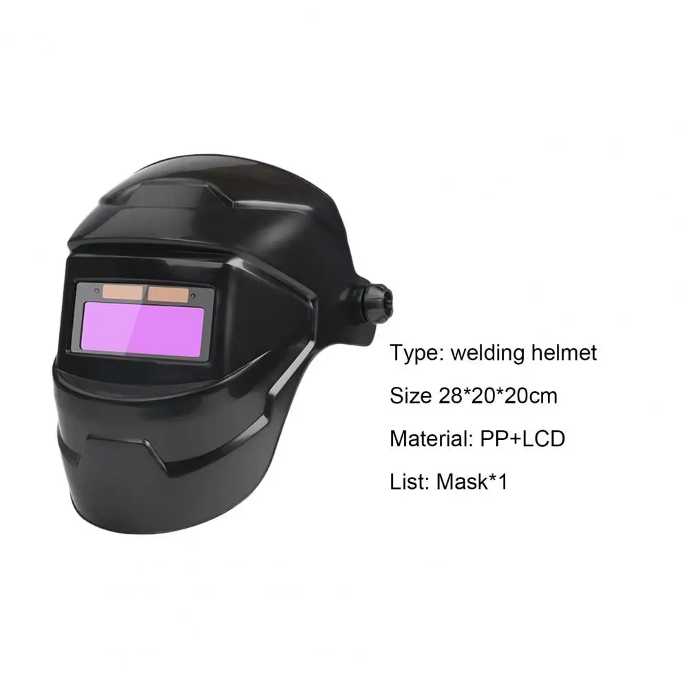 Solar Powered Welding Helmet Auto Darkening LCD Clear Welding Shield Grinding Hood Safety Gear 
Solar Powered Welding Helmet Auto Darkening LCD Clear Welding Shield Grinding Hood Safety Gear