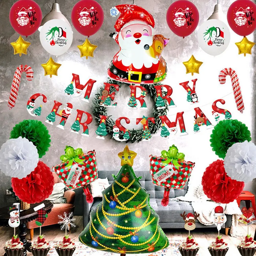 Christmas Balloon Banner Kit Santa Claus Balloons Complete Balloon Set For Christmas Xmas New Year Party Decorations Supplies
Christmas Balloon Banner Kit Santa Claus Balloons Complete Balloon Set For Christmas Xmas New Year Party Decorations Supplies