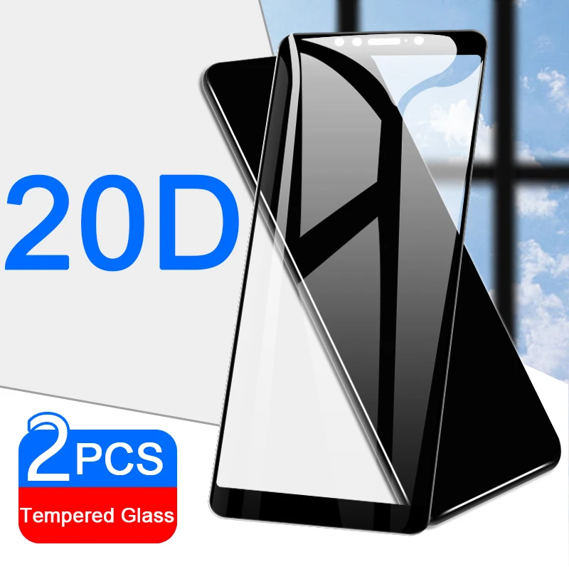 Фото 2 шт. 20D закаленное стекло для ASUS Zenfone Max Pro M1 ZB601KL ZB602KL ZB555KL 8 Flip ROG Phone 3 - купить