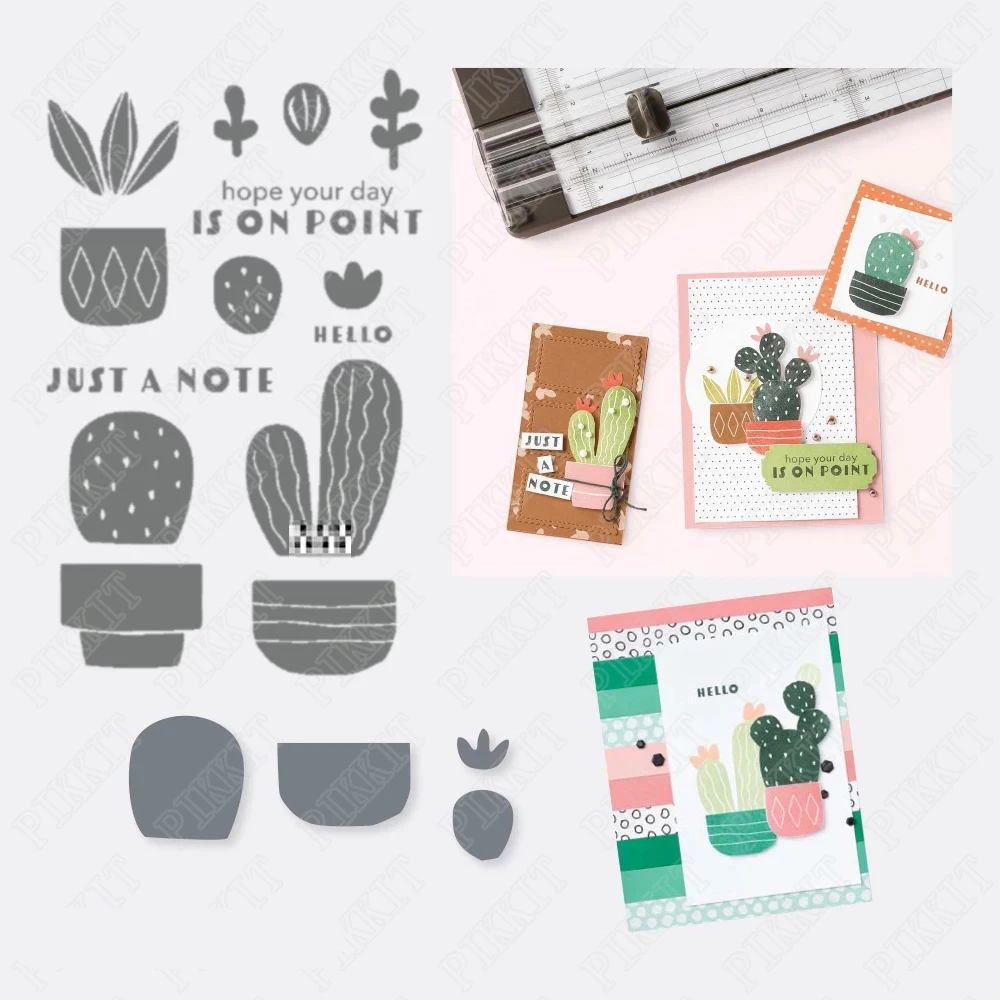 Cactus Clear Silicone Metal Cutting Die And Stamps Scrapbooking Background DIY Decoration Craft Embossing
Cactus Clear Silicone Metal Cutting Die And Stamps Scrapbooking Background DIY Decoration Craft Embossing