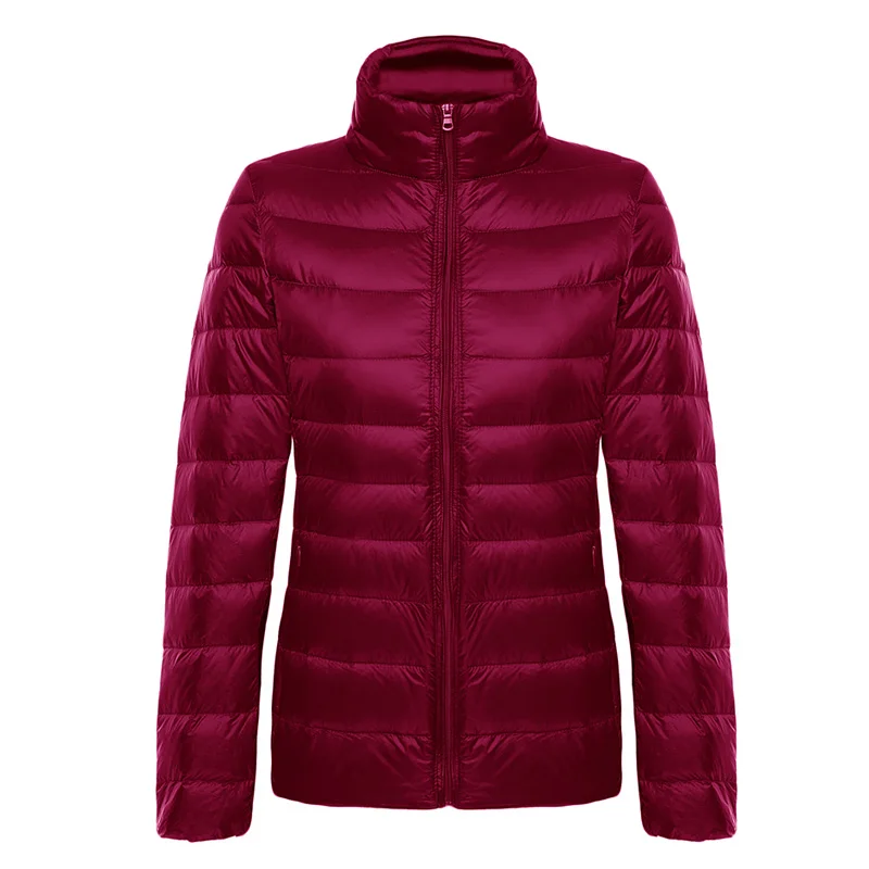 Women 91% White Duck Down Jacket Winter Fall Female Ultra Light Down Jackets Slim Solid Long Sleeve Parkas Candy Color Zip Coat
Women 91% White Duck Down Jacket Winter Fall Female Ultra Light Down Jackets Slim Solid Long Sleeve Parkas Candy Color Zip Coat