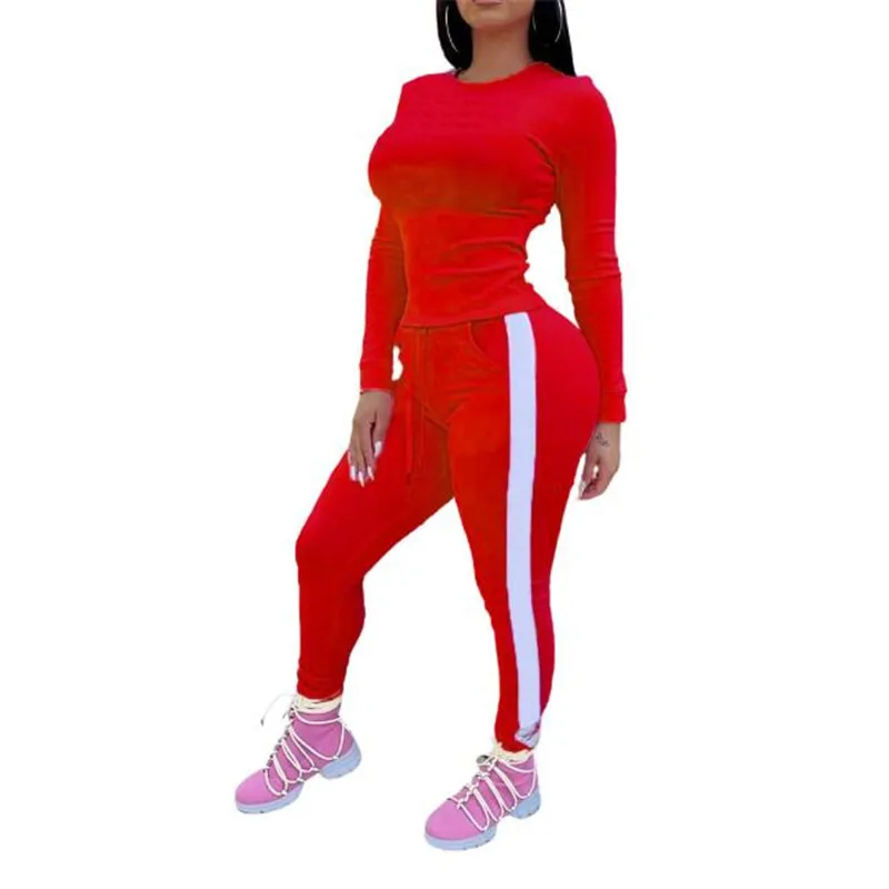 2 Piece Set Women Long Sleeve Pullover T-shirt Top And Side-striped Patchwork Pants Streetwear Matching Sets Autumn Club Outfits
2 Piece Set Women Long Sleeve Pullover T-shirt Top And Side-striped Patchwork Pants Streetwear Matching Sets Autumn Club Outfits