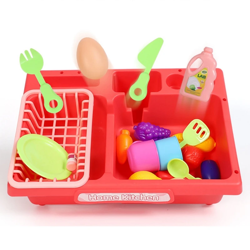 Kitchen Sink Toys Pretend Play Wash Up Kitchen Toys Dishwasher Toys Kitchenware Press Water Faucet & Drain
Kitchen Sink Toys Pretend Play Wash Up Kitchen Toys Dishwasher Toys Kitchenware Press Water Faucet & Drain