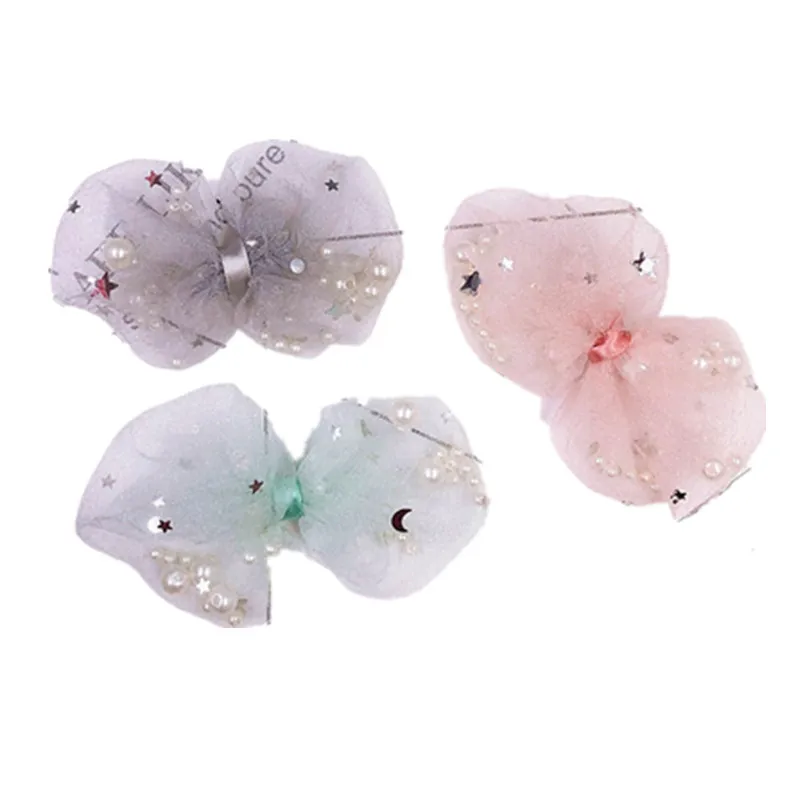 Pet Puppy cat cute bow hair clip scarf Teddy small dog Grooming Accessoires Sequined pearl bow
Pet Puppy cat cute bow hair clip scarf Teddy small dog Grooming Accessoires Sequined pearl bow