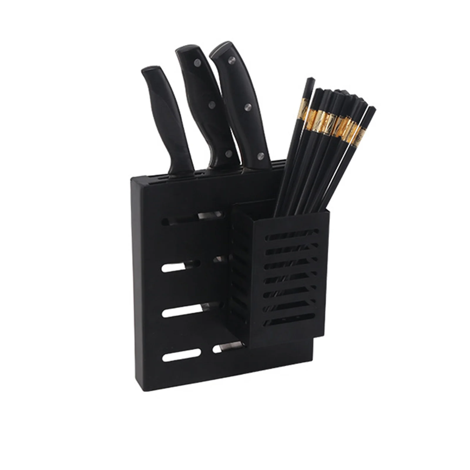 Knife Holder Multi-Funtional Wall Mount Knife Block Chopsticks Organizer For Kitchen Storage Knife Holder Chopsticks Cage Set
Knife Holder Multi-Funtional Wall Mount Knife Block Chopsticks Organizer For Kitchen Storage Knife Holder Chopsticks Cage Set