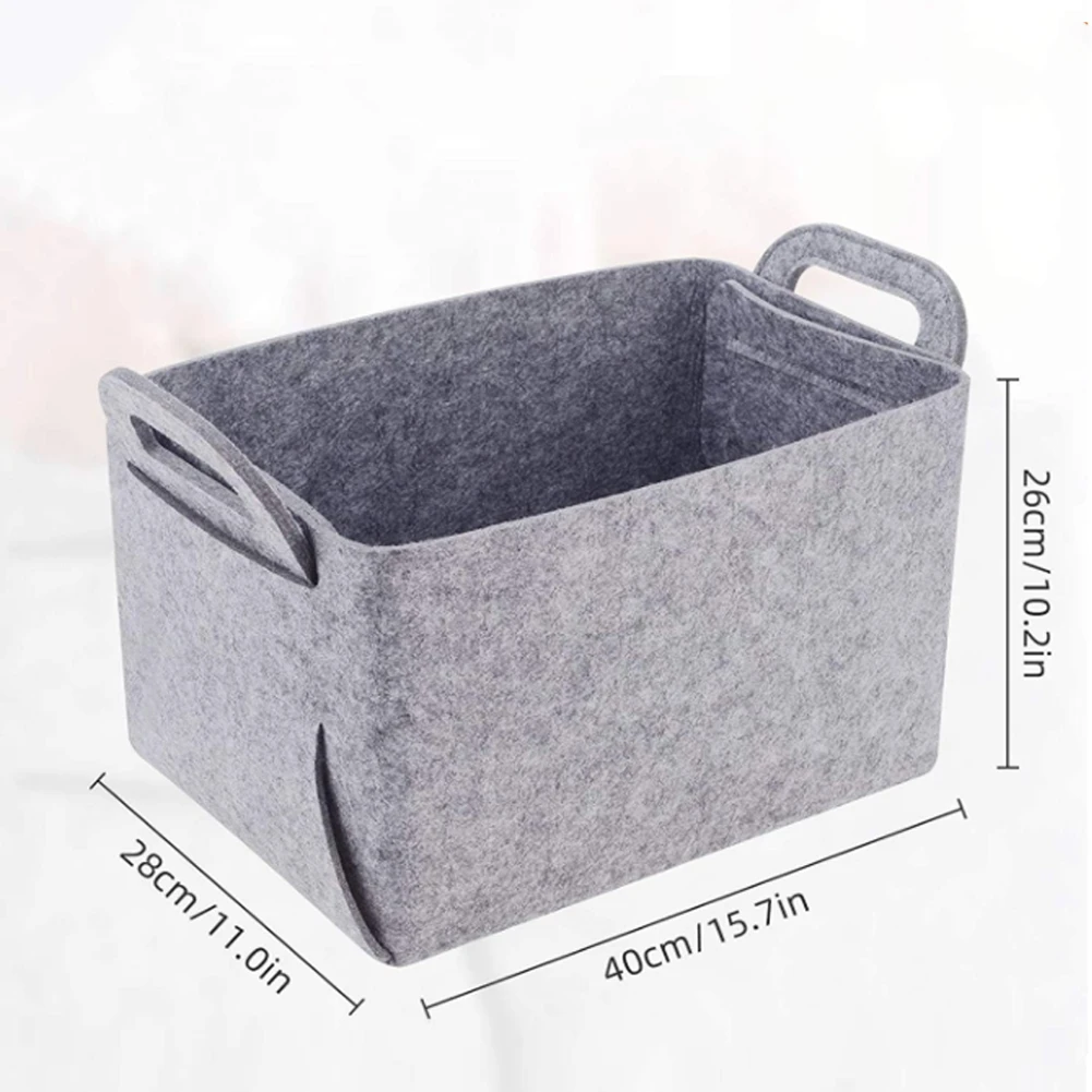3PCS Felt Storage Basket Foldable Open Storage Desk Organizer Tidy Storage Box Toys With Handles Home Office Clothing Organizer
3PCS Felt Storage Basket Foldable Open Storage Desk Organizer Tidy Storage Box Toys With Handles Home Office Clothing Organizer