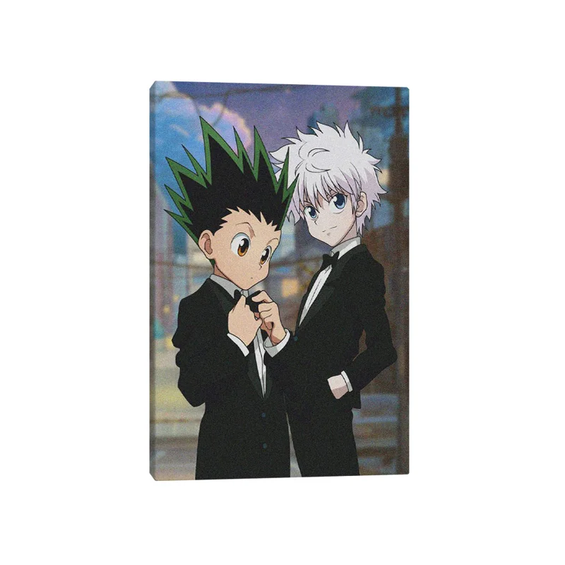 Gon Killua Zoldyck Hunter x Hunter anime Canvas poster Painting wall Art decor Living room Bedroom Study Home Decoration Prints
Gon Killua Zoldyck Hunter x Hunter anime Canvas poster Painting wall Art decor Living room Bedroom Study Home Decoration Prints