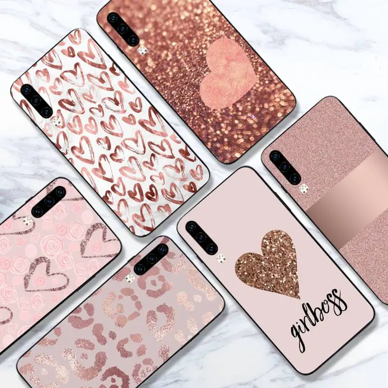 Gold Rose Love heart pink pattern Phone Case For Huawei honor Mate 10 20 30 40 i 9 8 pro x Lite P smart 2019 Y5 2018 nova 5t 
Gold Rose Love heart pink pattern Phone Case For Huawei honor Mate 10 20 30 40 i 9 8 pro x Lite P smart 2019 Y5 2018 nova 5t