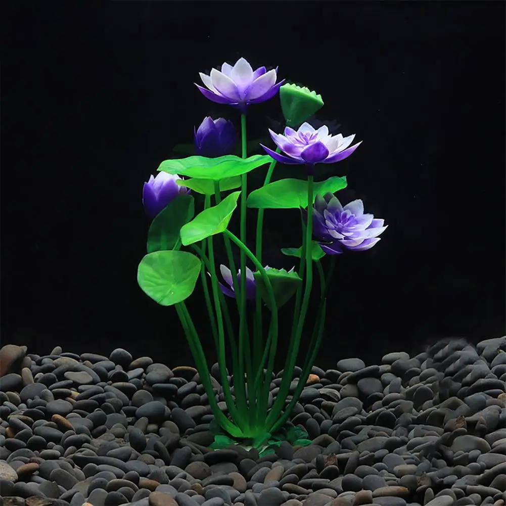 New Plastic Artificial Aquarium Lotus Plant Decoration Landscaping Water Grass Fish Tank Ornaments Lotus Flower Decor
New Plastic Artificial Aquarium Lotus Plant Decoration Landscaping Water Grass Fish Tank Ornaments Lotus Flower Decor