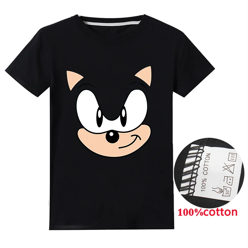 Fashion Sonic The Hedgehog Boys Clothes Cartoon Style Girls Summer Tops T-Shirts Short Sleeve Shirt Cotton Kids Roupas Camisetas
Fashion Sonic The Hedgehog Boys Clothes Cartoon Style Girls Summer Tops T-Shirts Short Sleeve Shirt Cotton Kids Roupas Camisetas