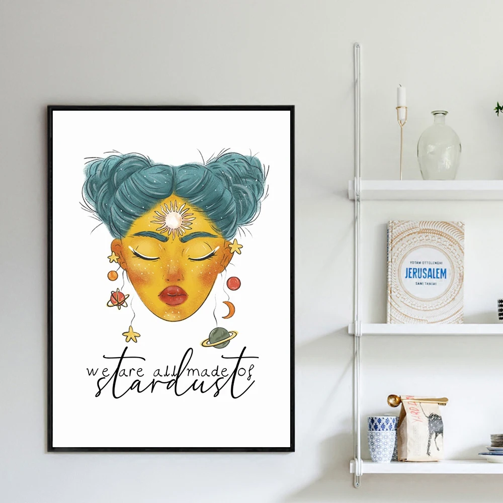 Постер в скандинавском стиле мистическая галактика девушка на холсте мы все сделаны из звезд Цитата Живопись Художественная печать Настен...
Постер в скандинавском стиле мистическая галактика девушка на холсте мы все сделаны из звезд Цитата Живопись Художественная печать Настен...