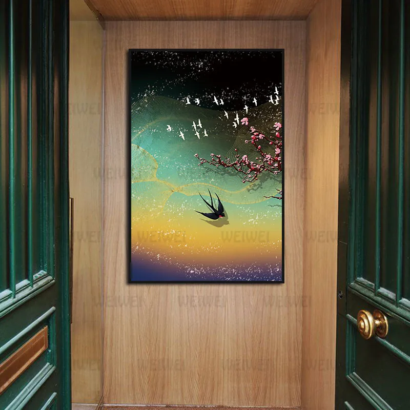Home Decorative Painting Peach Blossom Tree Under The Golden Moon Poster Bedroom Canvas Painting Wall Art Hd Print
Home Decorative Painting Peach Blossom Tree Under The Golden Moon Poster Bedroom Canvas Painting Wall Art Hd Print