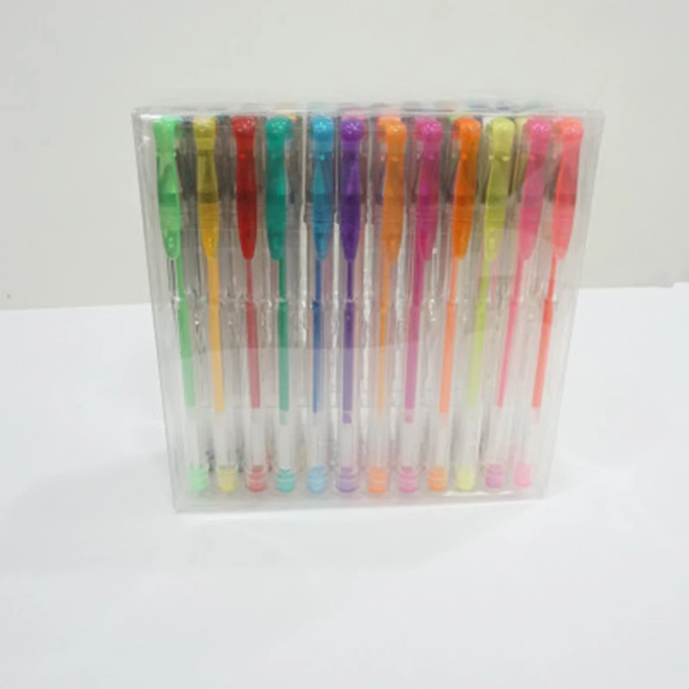 48pcs/100pcs Premium Glitter Gel Pens Rainbow Glitter Sparkling For Drawing Sketching Doodling Art Markers School Stationery Sup
48pcs/100pcs Premium Glitter Gel Pens Rainbow Glitter Sparkling For Drawing Sketching Doodling Art Markers School Stationery Sup