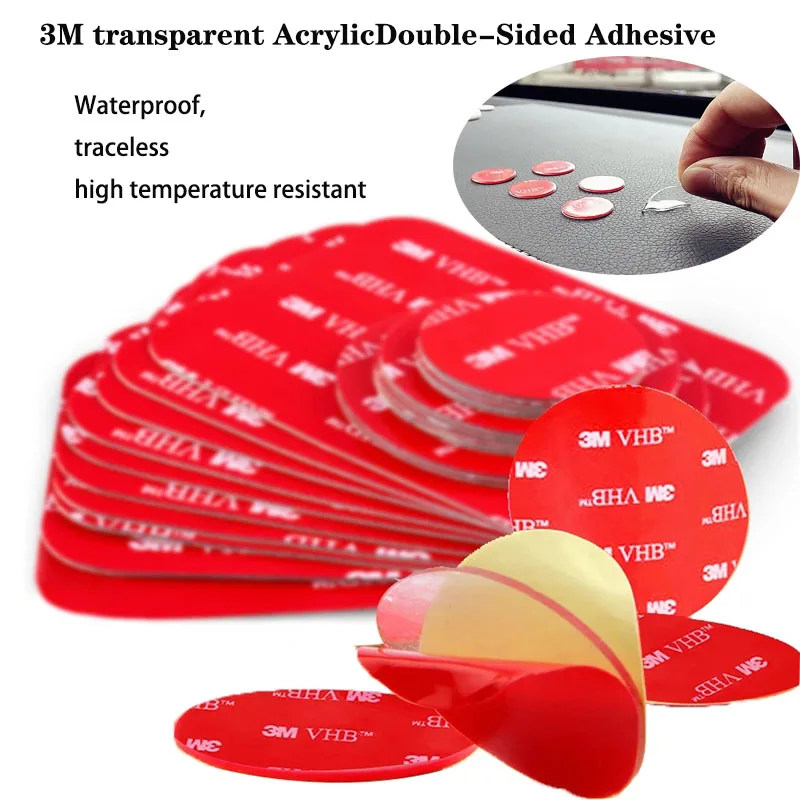 Transparent acrylic double-sided adhesive tape VHB 3M strong adhesive patch waterproof no trace high temperature resistance
Transparent acrylic double-sided adhesive tape VHB 3M strong adhesive patch waterproof no trace high temperature resistance