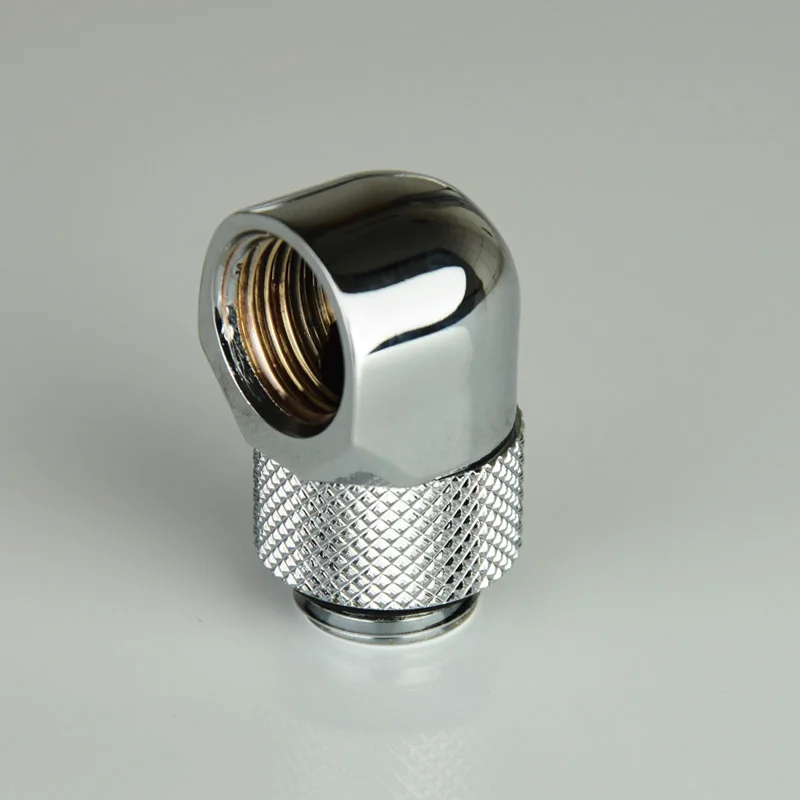 Black Silver G1/4'' thread 90 degree Rotary Fitting Adapter Rotating 90 degrees water cooling Adaptors metal connector
Black Silver G1/4'' thread 90 degree Rotary Fitting Adapter Rotating 90 degrees water cooling Adaptors metal connector
