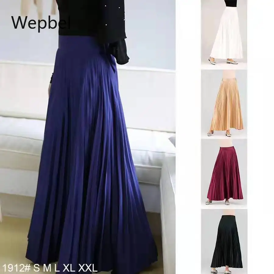 Юбка женская плиссированная с высокой талией 
Юбка женская плиссированная с высокой талией