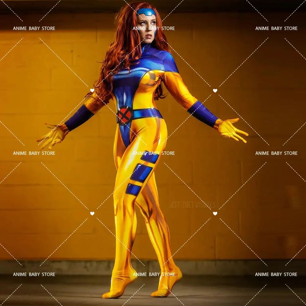 X-Men Jean Grey Costume for Women Jean Grey Dark Phoenix Cosplay Bodysuit Superhero Zentai Party Bodysuit Halloween Jumpsuits
X-Men Jean Grey Costume for Women Jean Grey Dark Phoenix Cosplay Bodysuit Superhero Zentai Party Bodysuit Halloween Jumpsuits