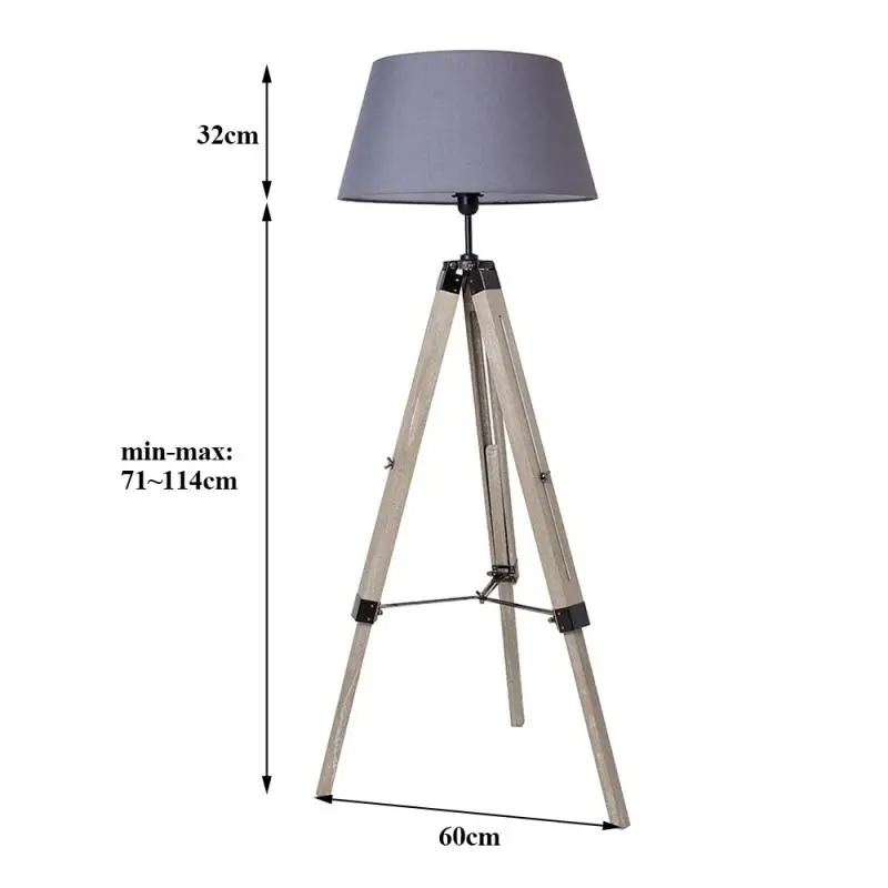 Simple Style Lampshade Wooden Tripod Floor Lamp European Standard Floor Lamp Kitchen Lighting Shades Lampshade Floor Lamp HWC
Simple Style Lampshade Wooden Tripod Floor Lamp European Standard Floor Lamp Kitchen Lighting Shades Lampshade Floor Lamp HWC