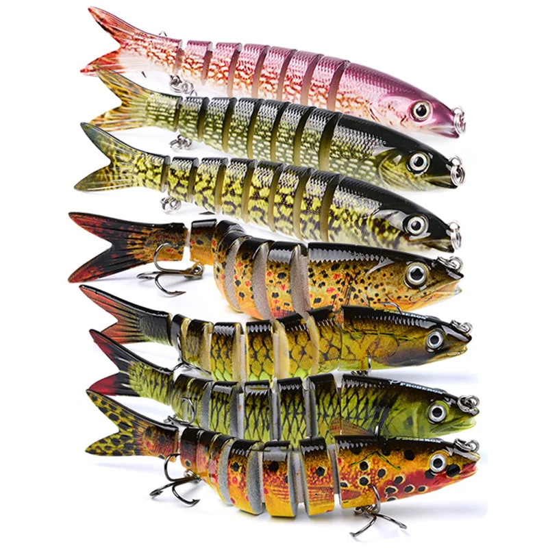 Newly Floating Rotating Tail Lures Hard Bait Plastic Lifelike Multi-section Fishing Lure BN99
Newly Floating Rotating Tail Lures Hard Bait Plastic Lifelike Multi-section Fishing Lure BN99