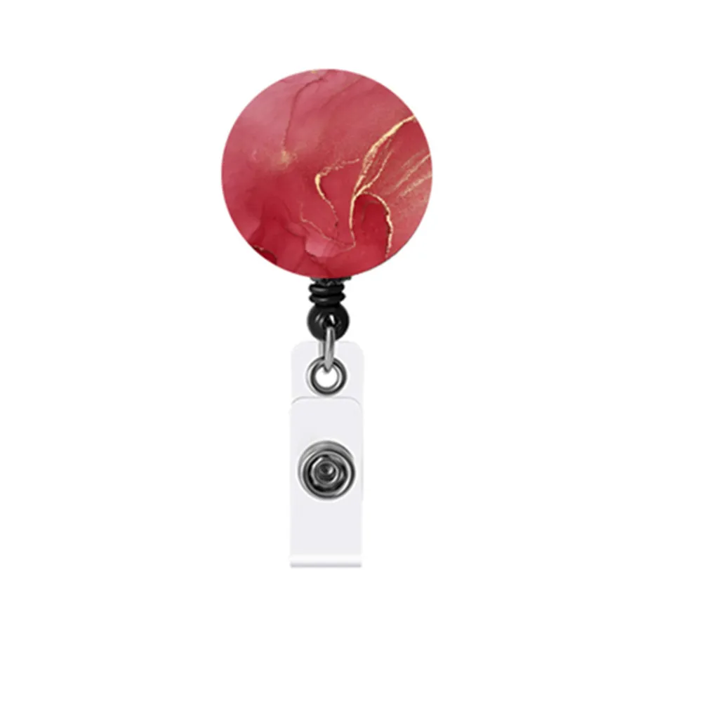 Fashion Red Marble Retractable Nurse Badge Reel Clip Badge Holder Students Doctor ID Card Holder
Fashion Red Marble Retractable Nurse Badge Reel Clip Badge Holder Students Doctor ID Card Holder