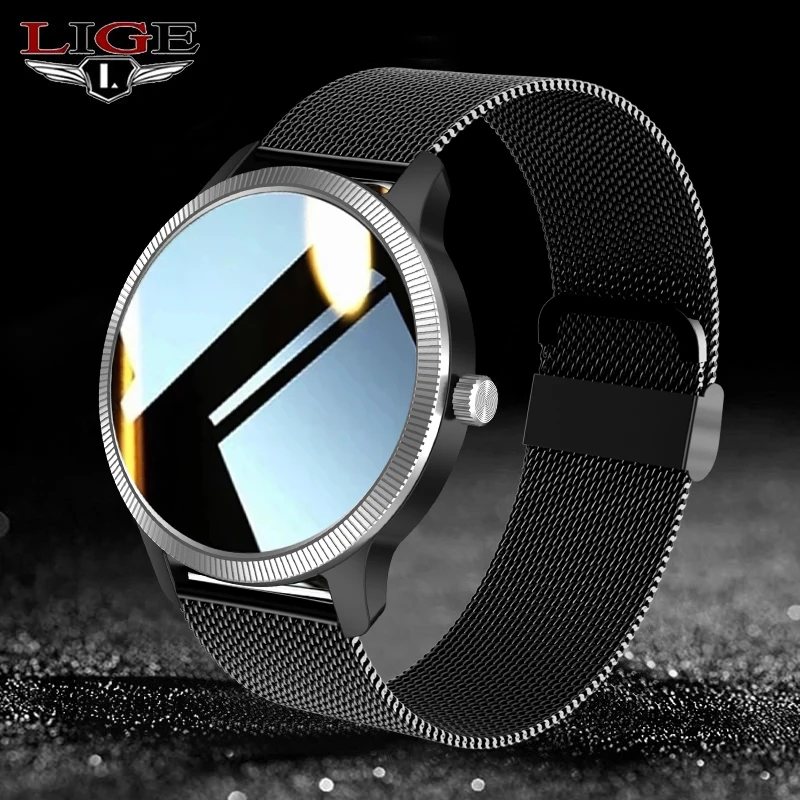 LIGE New Smart Watch Men Blood Pressure Call Reminder For Android IOS Sports Fitness Bracelet Full Touch Screen Men's Smartwatch
LIGE New Smart Watch Men Blood Pressure Call Reminder For Android IOS Sports Fitness Bracelet Full Touch Screen Men's Smartwatch