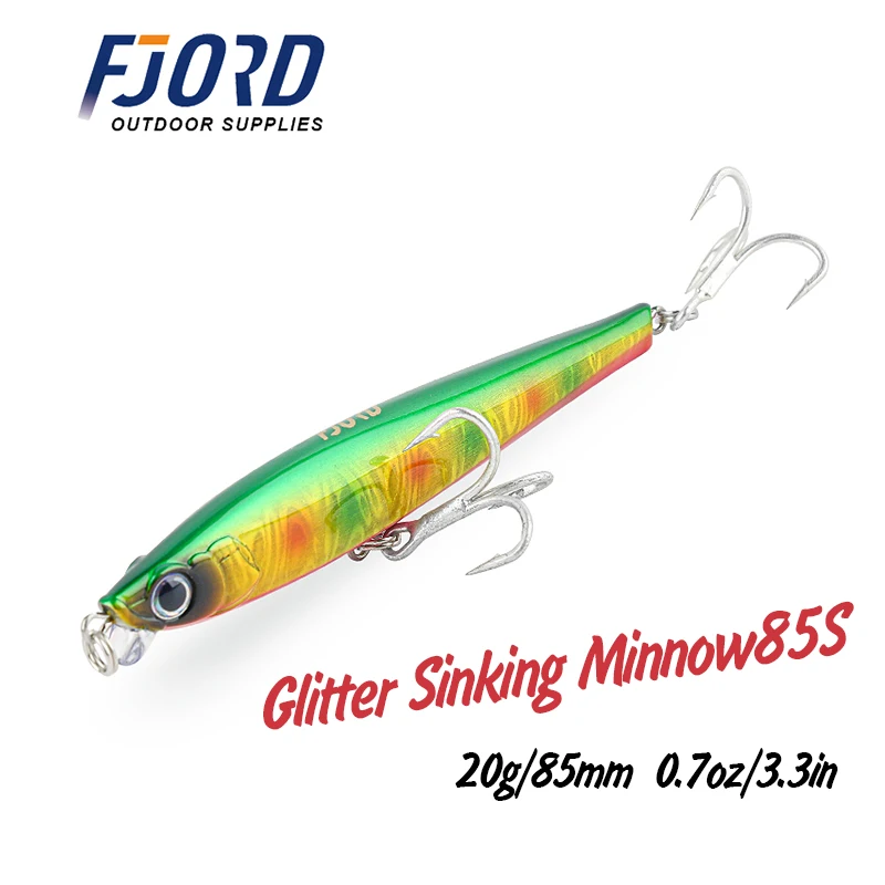 FJORD 85mm 20g Sinker Crankbaits Shad Underwater Fishing Lure Pencil Bass Artificial Bait For Tucuna Sea Fake Baits Saltwater
FJORD 85mm 20g Sinker Crankbaits Shad Underwater Fishing Lure Pencil Bass Artificial Bait For Tucuna Sea Fake Baits Saltwater